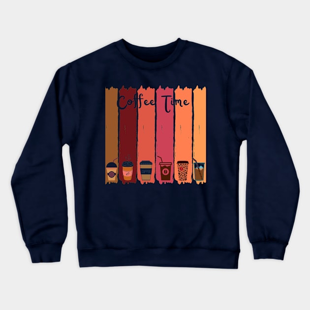 coffee time Crewneck Sweatshirt by HM-JK